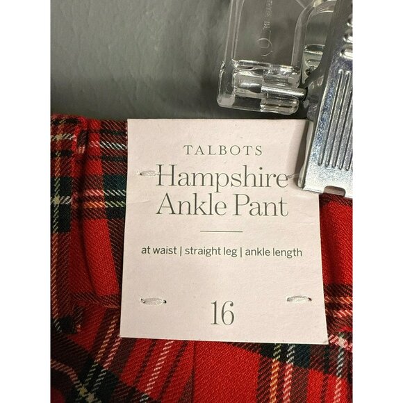 Talbots Hampshire Straight Ankle Pant Women's 16 - Picture 5 of 6